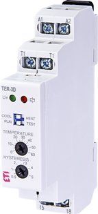 Термостат TER-3D (0...+60) AC/DC 24-240 AC/DC (1x16A_AC1) 2471843 фото