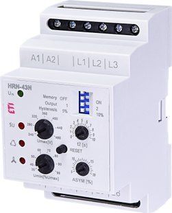 Реле контролю напруги HRN-43N 400V AC (3F, 2x16A_AC1) з нейтраллю 2471430 фото