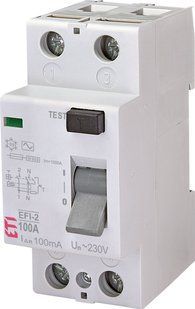Реле диференційне (ПЗВ) EFI-2 100/0,1 тип AC (10kA) 2062533 фото